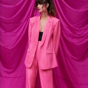 Nasty Gal Pink Suit
